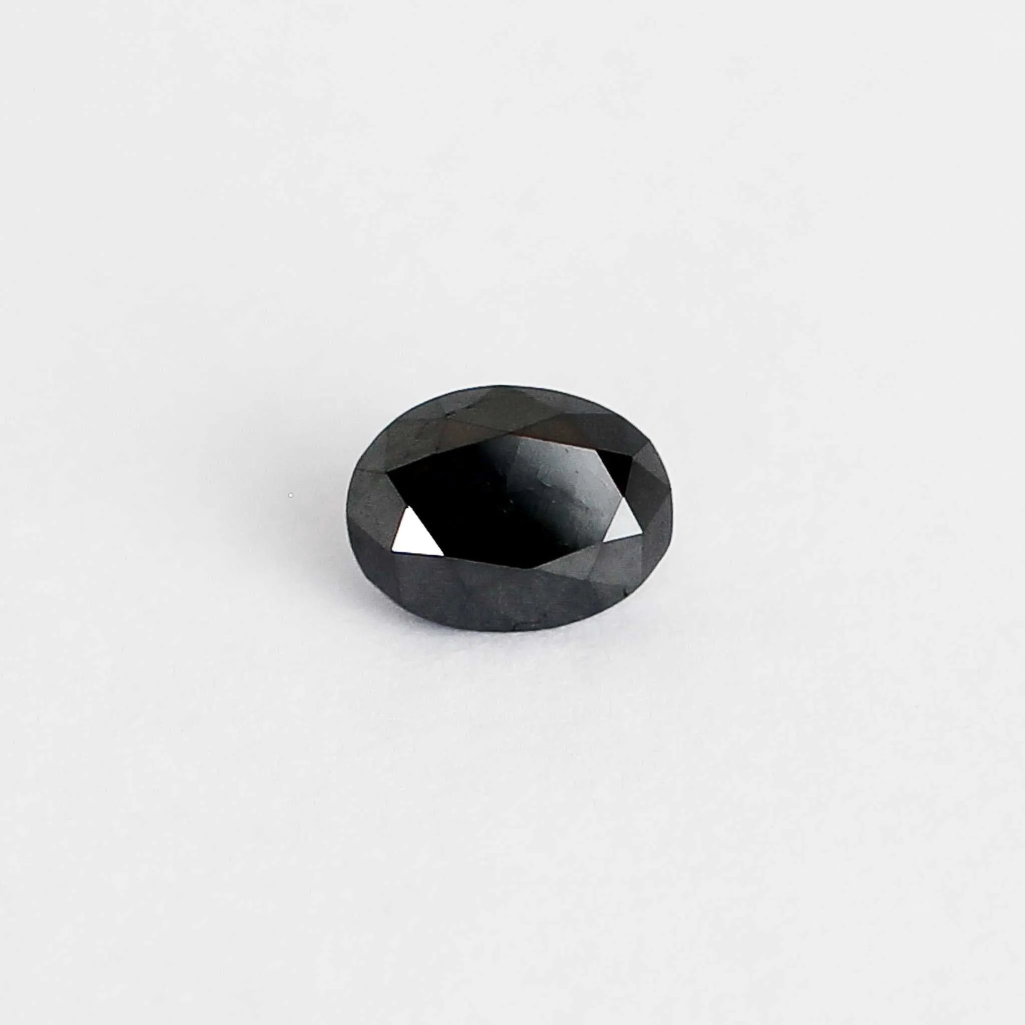 1.67 carat Oval Black Diamond