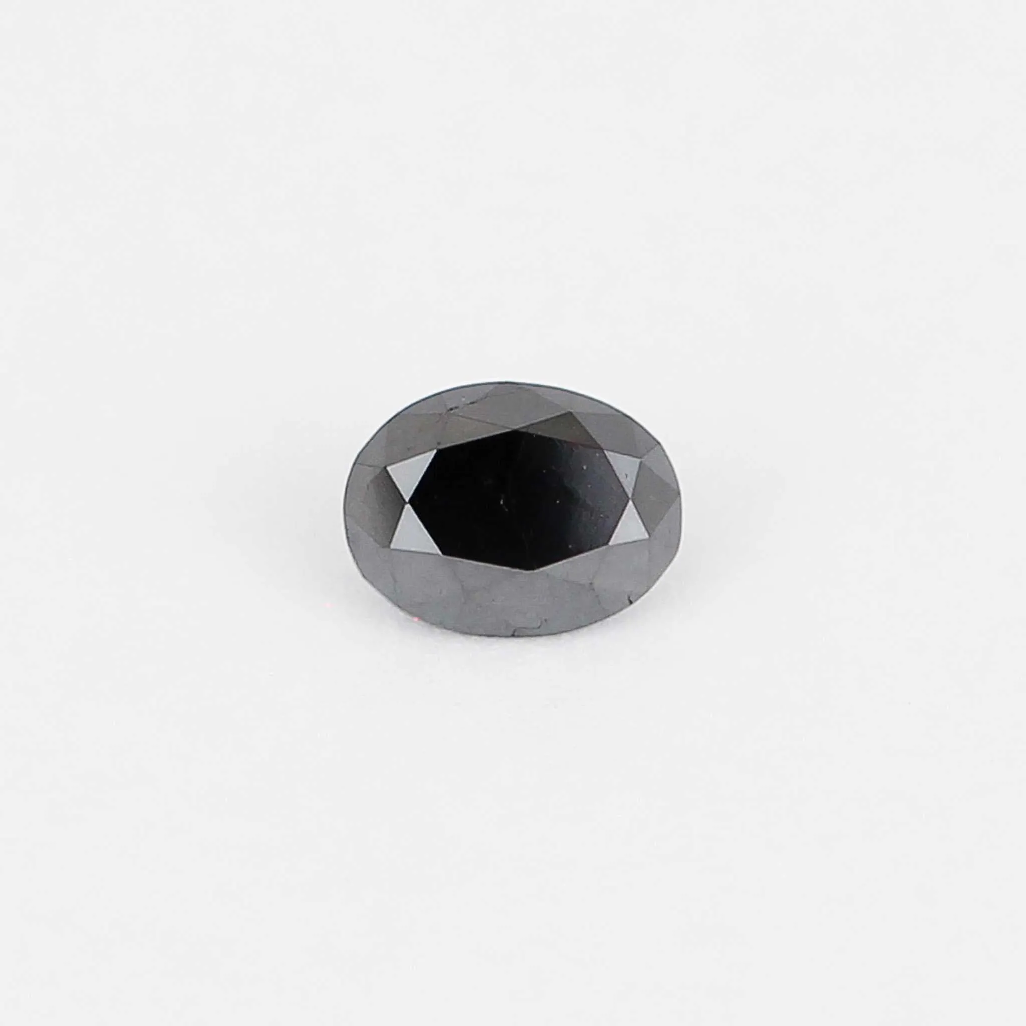 1.67 carat Oval Black Diamond