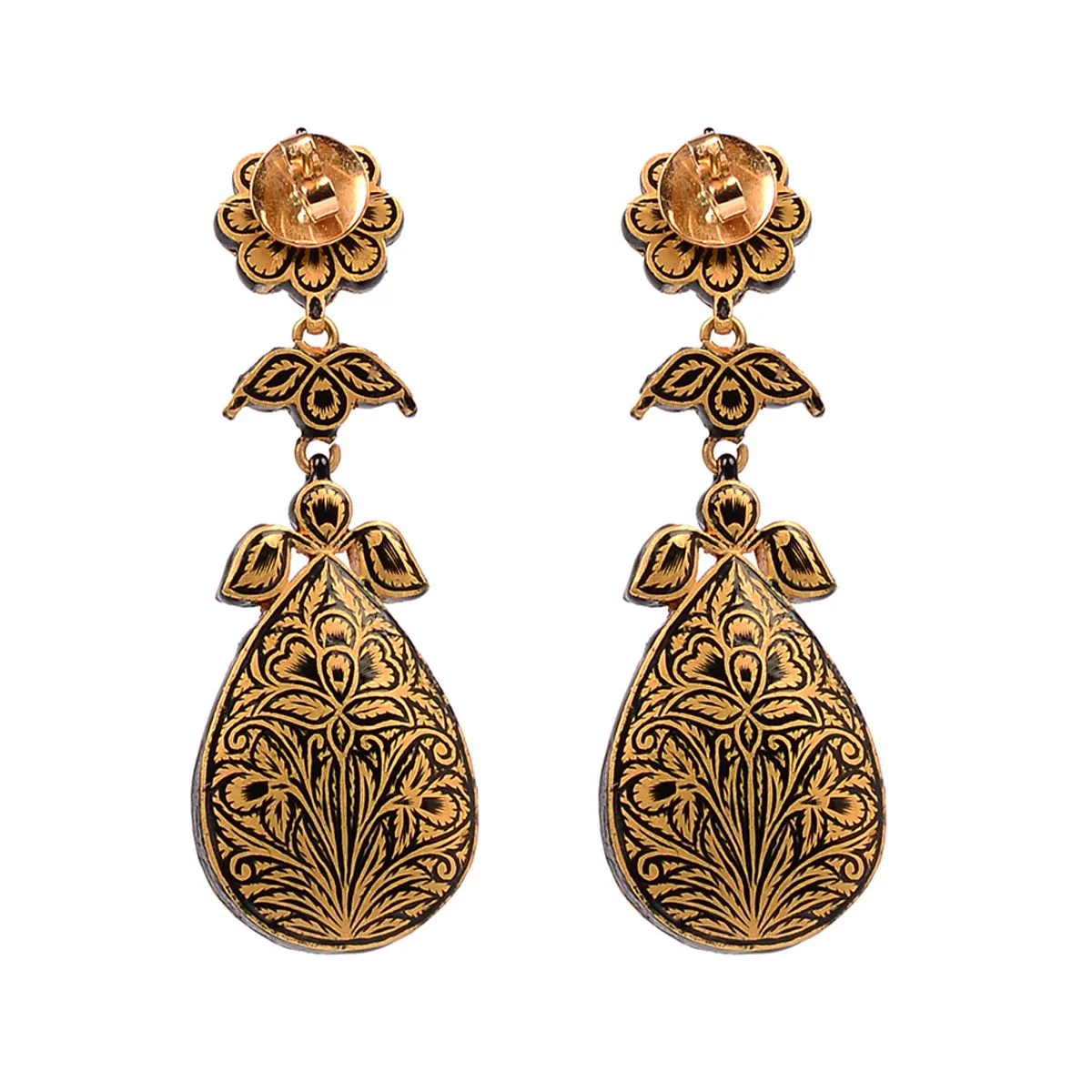 22K Gold Nadia Earring - Buy Online Now.