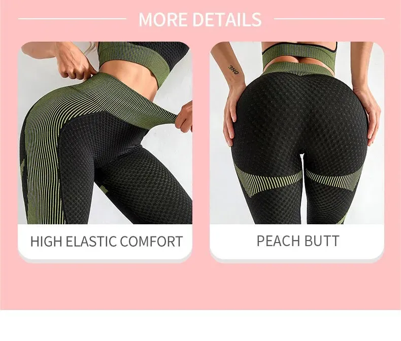 2/3 Piece Seamless Women's Yoga Set - Workout Sportswear & Gym Clothing