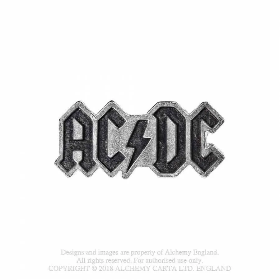 AC/DC enamel logo pin - Available for purchase at an affordable price