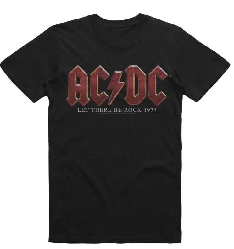 AC/DC Let There Be Rock T-shirt - Black