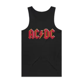 AC/DC Tank Top - Classic Logo - Black - Order Online