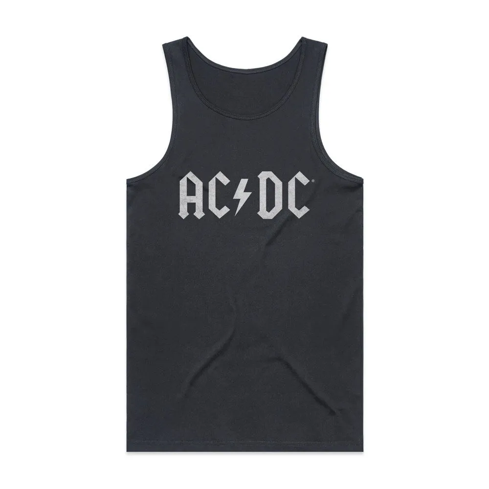 AC/DC - White Logo Black Tank, Google SEO results: AC/DC White Logo Black Tank Top in Stock Now at Affordable Prices! Order Your