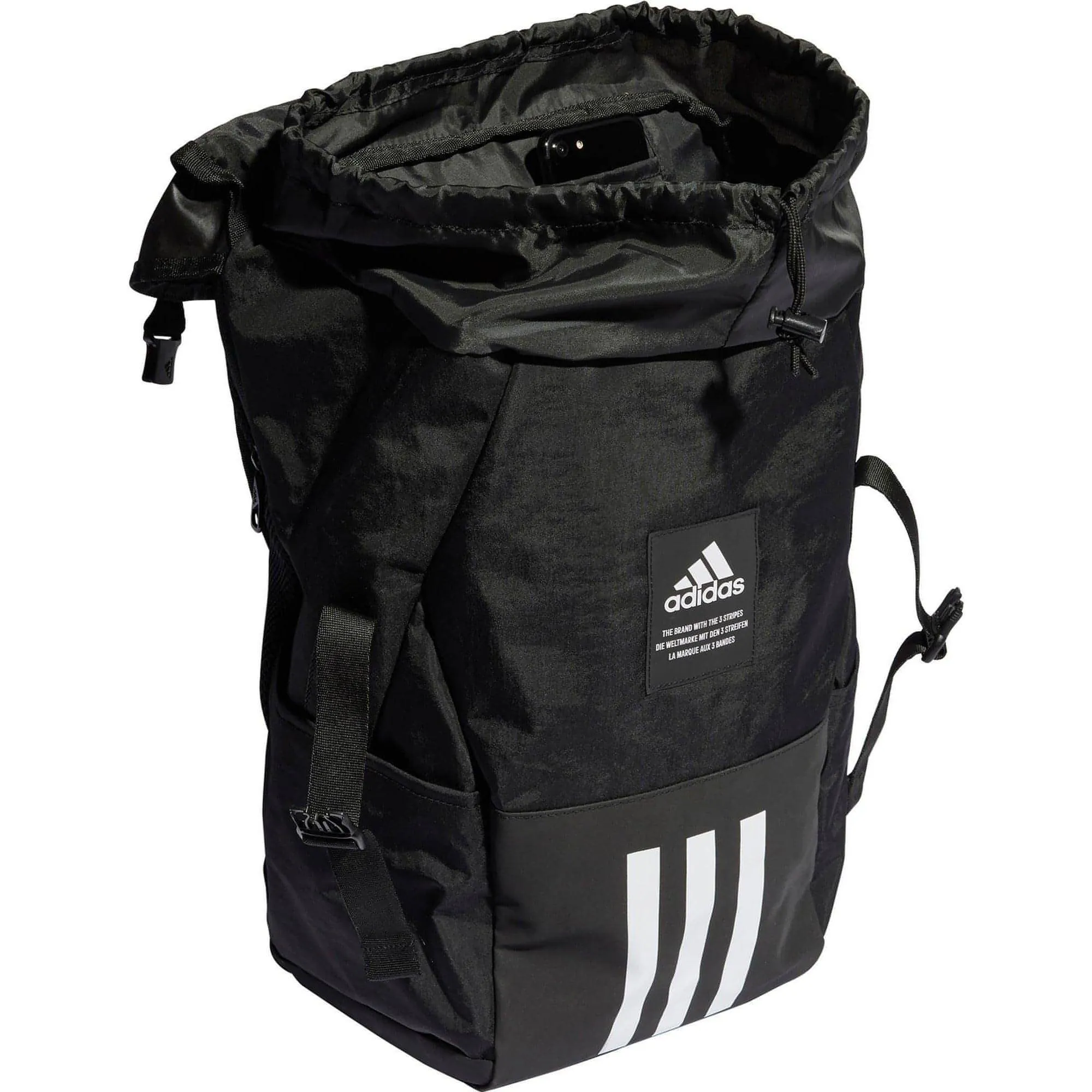 adidas 4ATHLTS Camper Backpack - Black: Boost your style with the adidas 4ATHLTS Camper Backpack in sleek black.