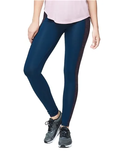 Aeropostale Womens Contrast Space-Dye Yoga Pants