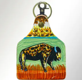 American Buffalo Keychain