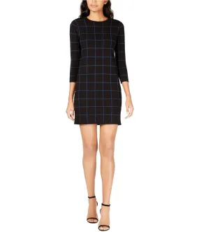 Anne Klein Womens Crew Neck Sweater Dress