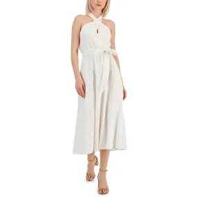 Anne Klein Women's Open Back Long Halter Dress - For Sale Now!