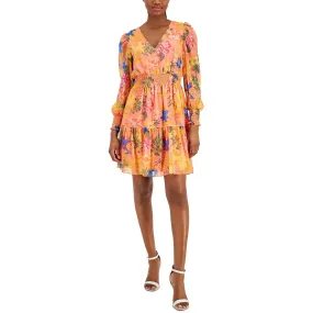 Anne Klein Women's Tropical Print Fit and Flare Dress.