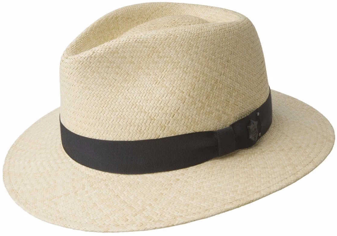 Bailey Brooks Fedora Panama Straw