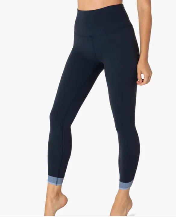 Beyond Yoga Crossed Words High Waisted Midi Leggings