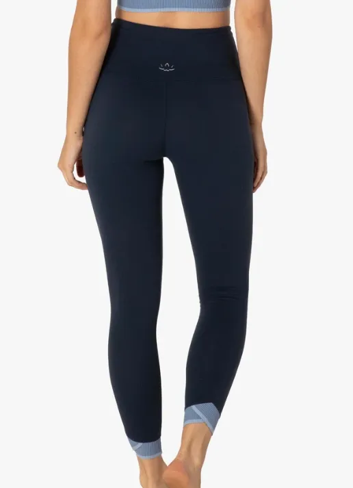 Beyond Yoga Crossed Words High Waisted Midi Leggings