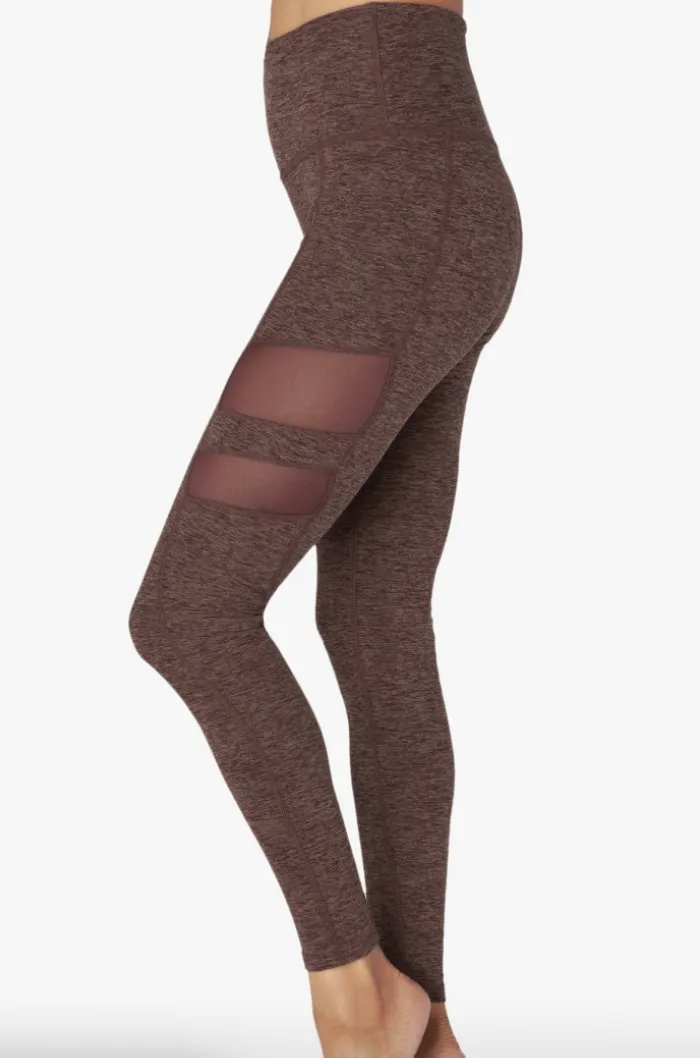 Beyond Yoga Mesh Legging Red Rock