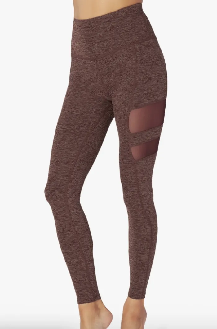 Beyond Yoga Mesh Legging Red Rock