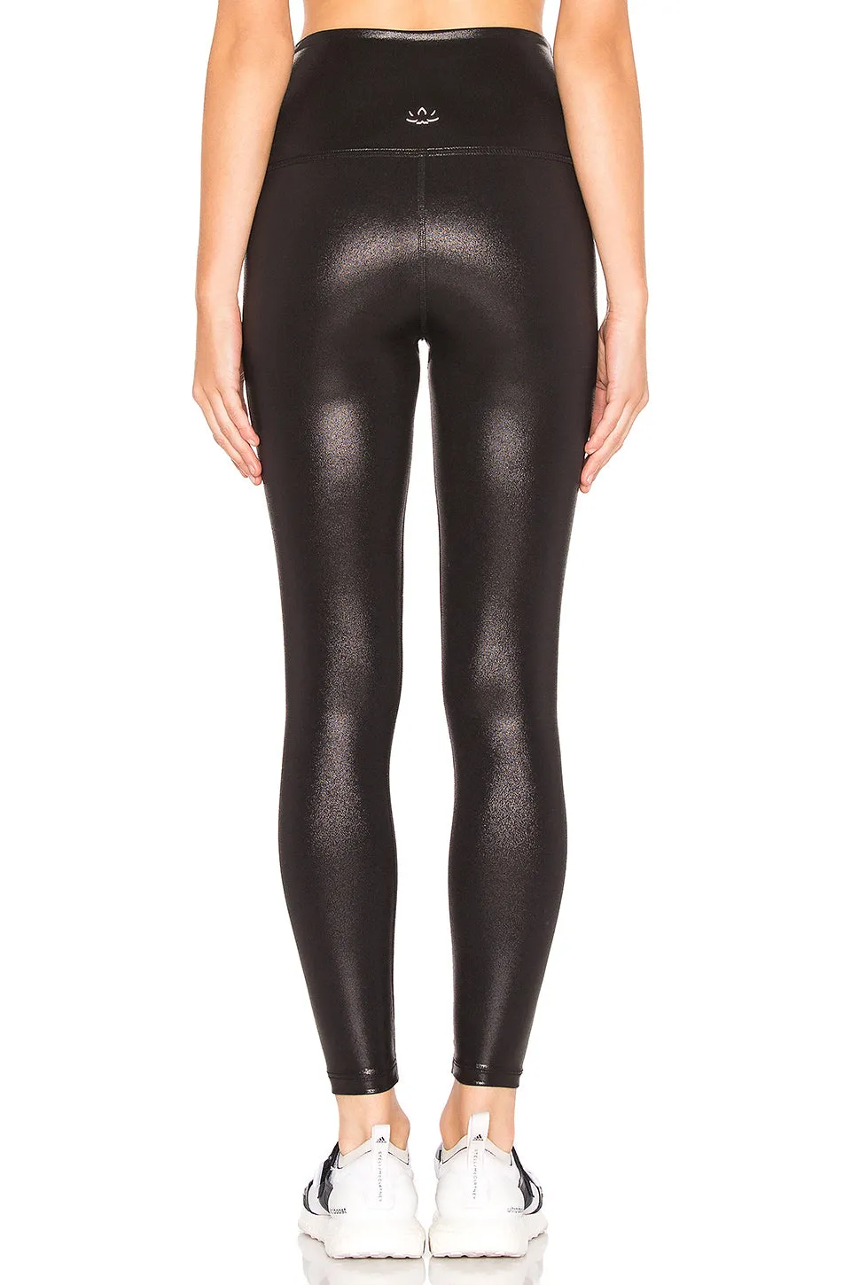 Beyond Yoga Pearlized High Waisted Midi Legging: Shiny High Waist Leggings