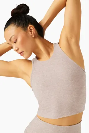 Beyond Yoga Spacedye Focus Crop Tank Chai