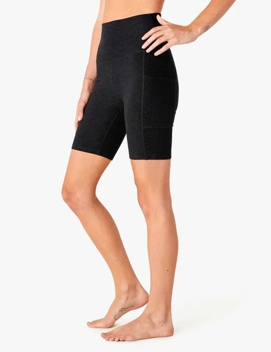 Beyond Yoga Spacedye Team Pockets High Waisted Cycling Shorts