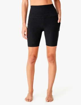 Beyond Yoga Spacedye Team Pockets High Waisted Cycling Shorts