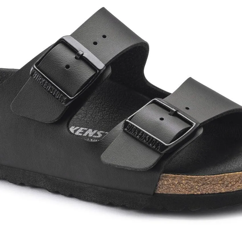 Birkenstock Arizona Black Birko-Flor/Black Footbed Women's