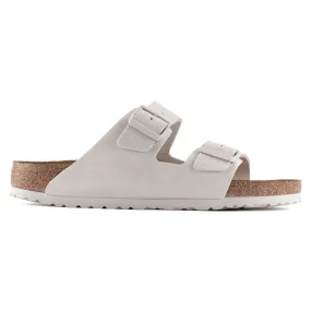 Birkenstock Arizona Soft Footbed - Antique White Suede