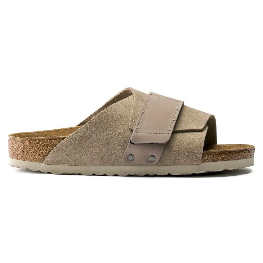 Birkenstock Kyoto - Taupe Suede sandals