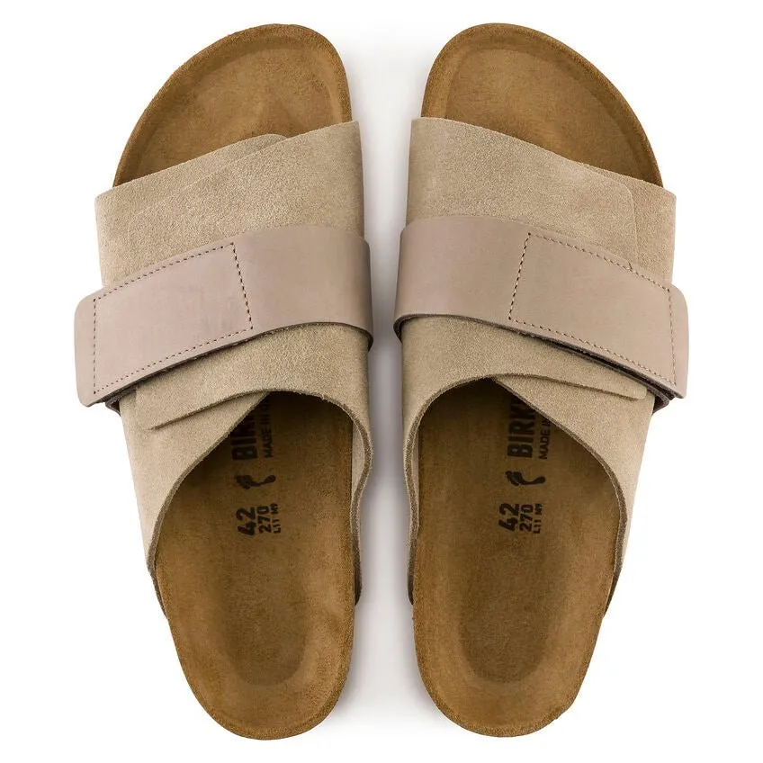 Birkenstock Kyoto - Taupe Suede sandals