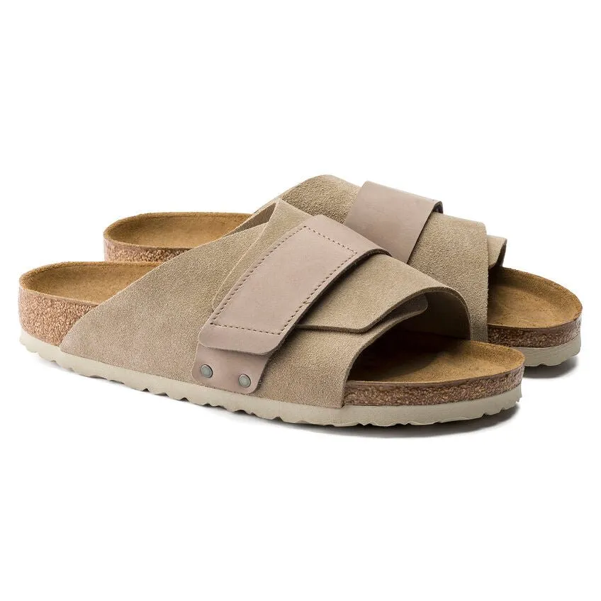 Birkenstock Kyoto - Taupe Suede sandals