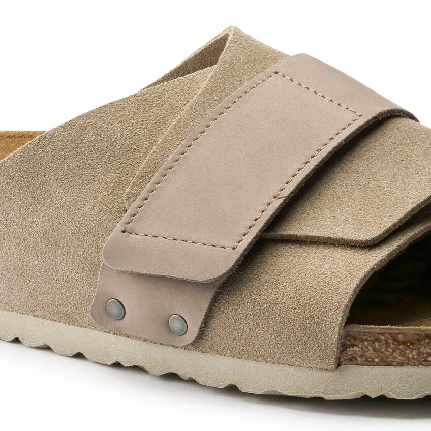 Birkenstock Kyoto - Taupe Suede sandals