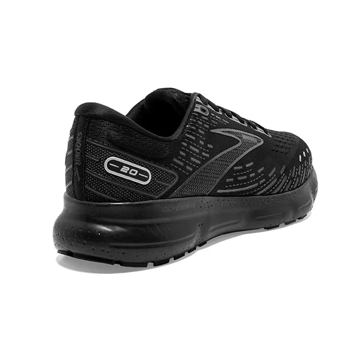 Black Brooks Glycerin 20 Men's Running Shoes