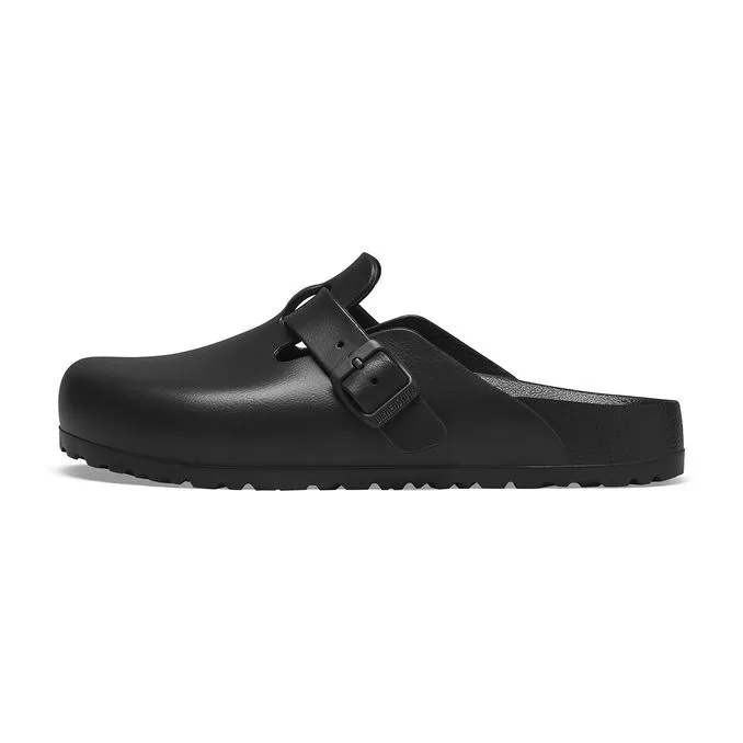 Black Rubber EVA Women's Boston Sandals