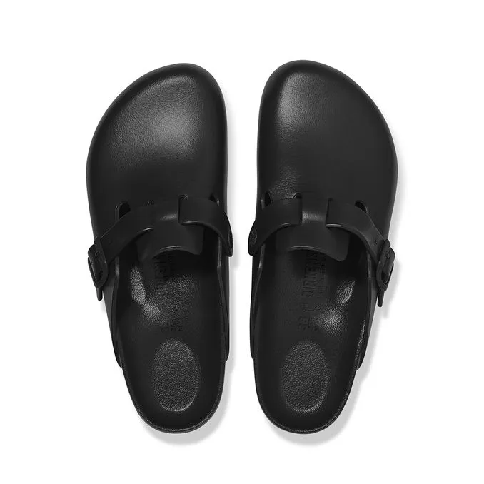 Black Rubber EVA Women's Boston Sandals