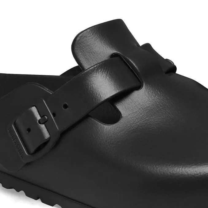 Black Rubber EVA Women's Boston Sandals