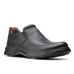 Black Un Brawley Step Men's Shoes by Clarks