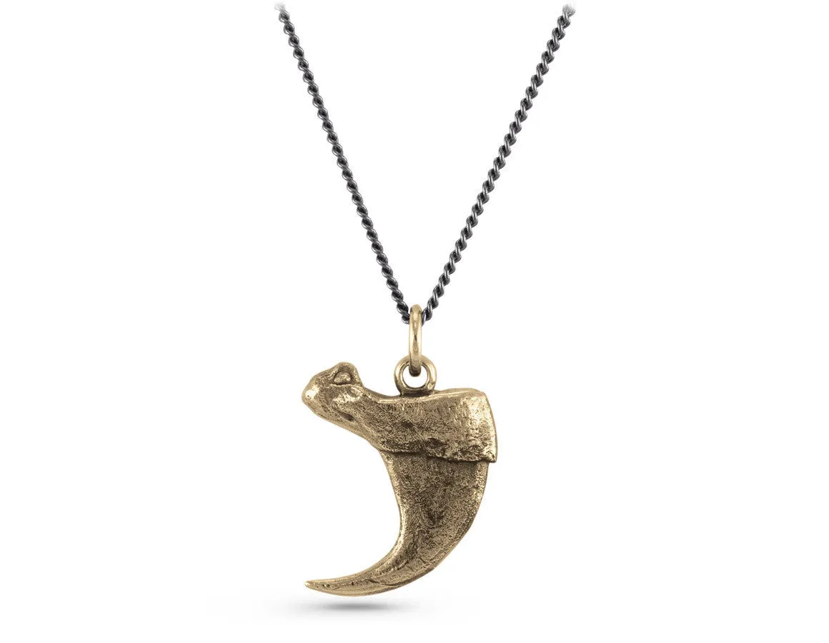 Bronze Cougar Claw Necklace