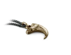 Bronze Lynx Claw Necklace