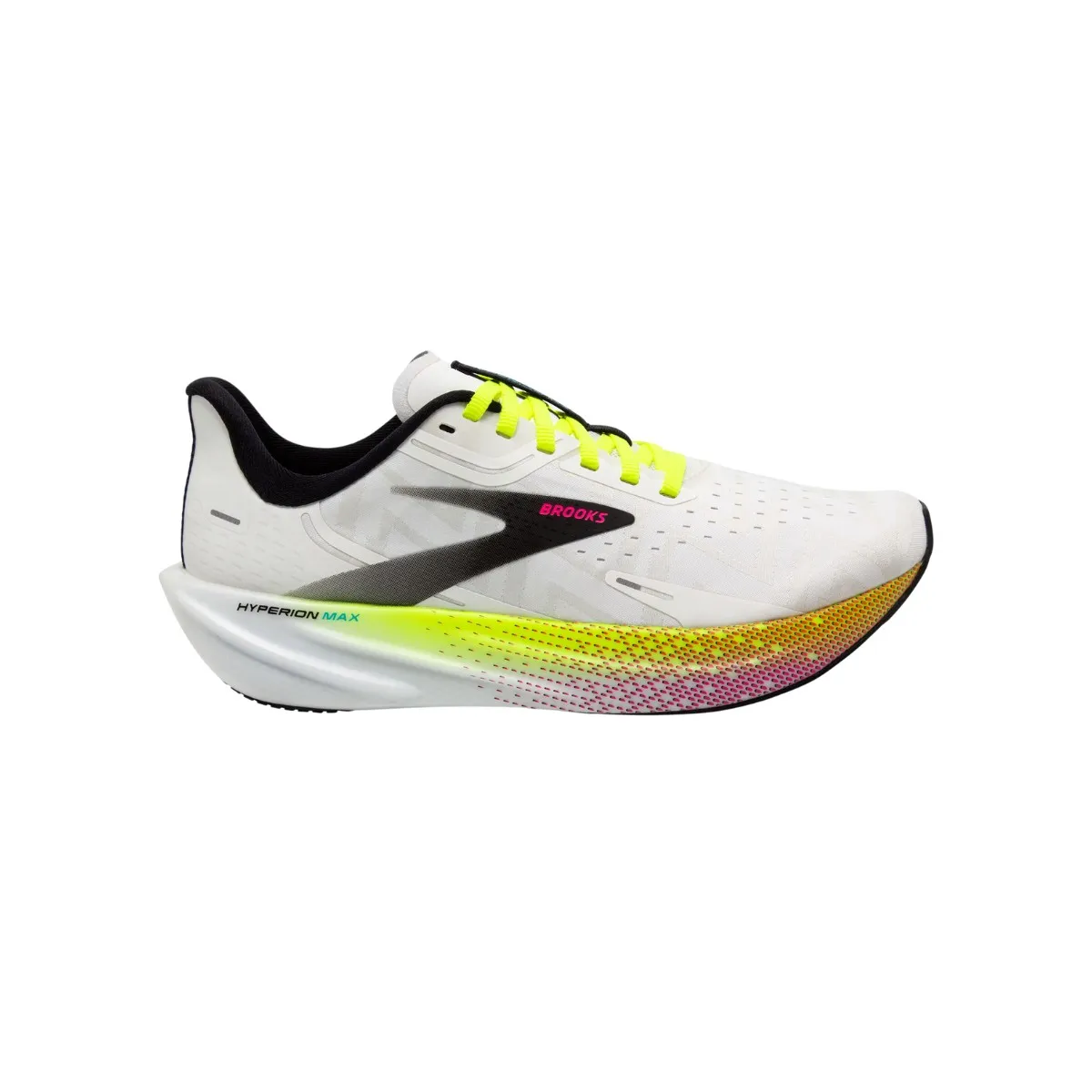 Brook Hyperion Max White Yellow SS24 Sneakers