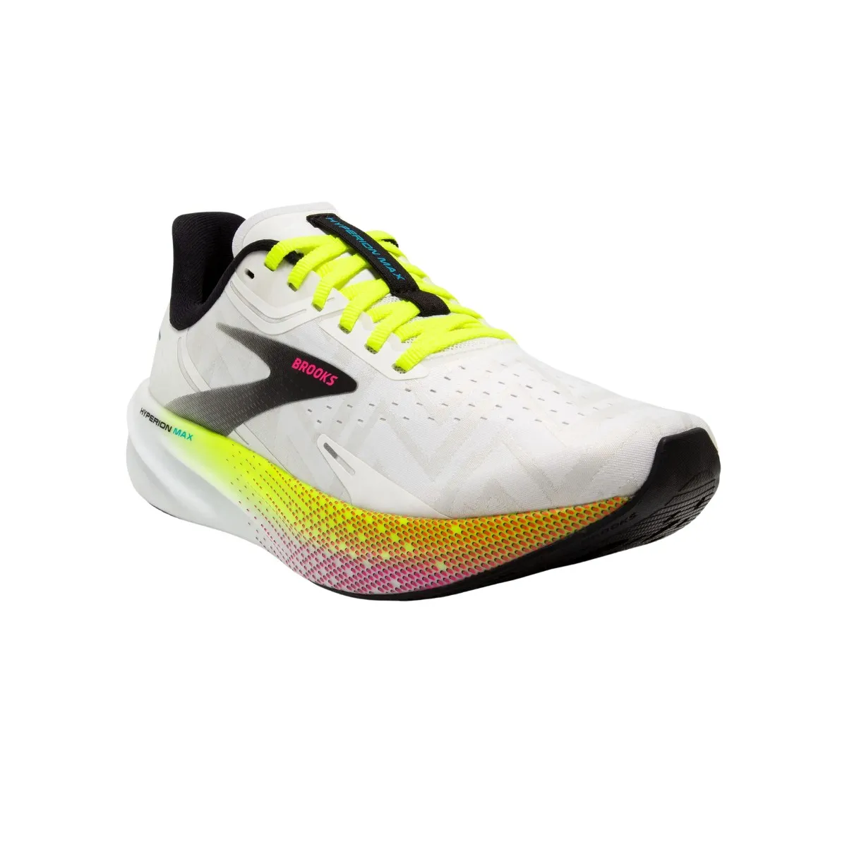 Brook Hyperion Max White Yellow SS24 Sneakers