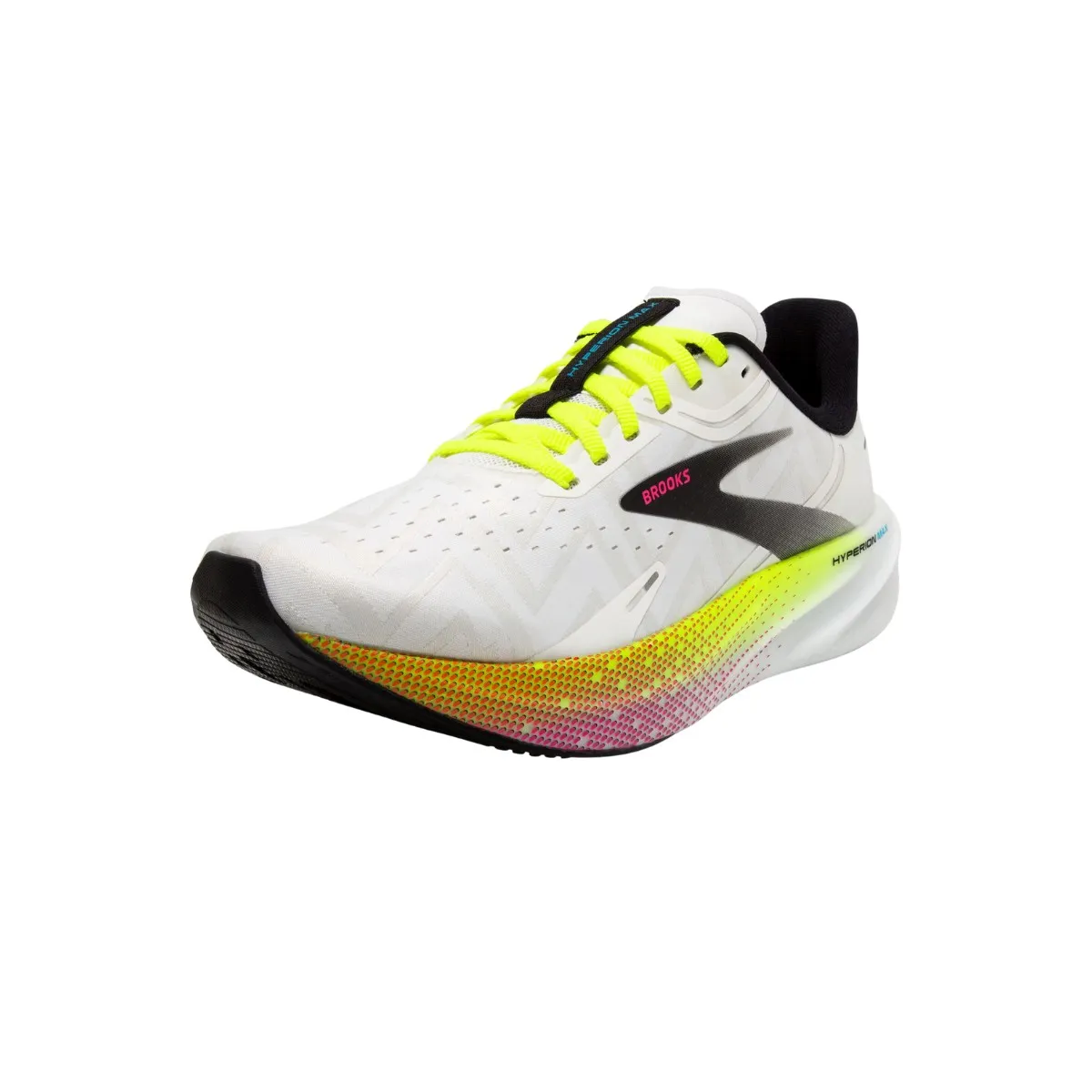 Brook Hyperion Max White Yellow SS24 Sneakers