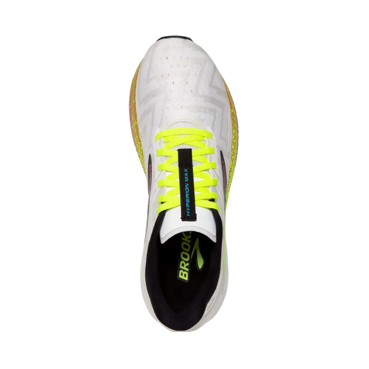 Brook Hyperion Max White Yellow SS24 Sneakers