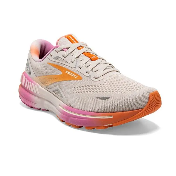 Brooks Adrenaline GTS 23 - Gray/Orange - Women's