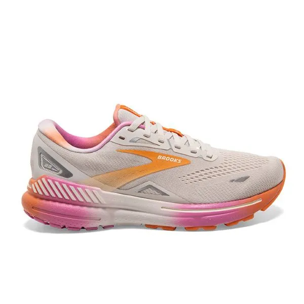 Brooks Adrenaline GTS 23 - Gray/Orange - Women's