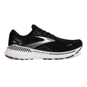 Brooks Adrenaline GTS 23 Men's Running Shoes, Black/White/Silver, Size 12.5 2E Wide