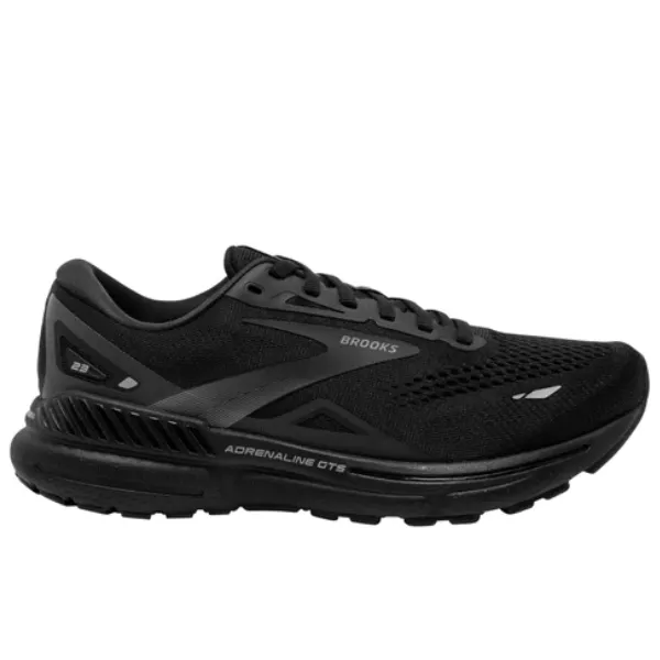 Brooks Adrenaline GTS 23 Women's Running Shoes - Black/Black/Ebony.