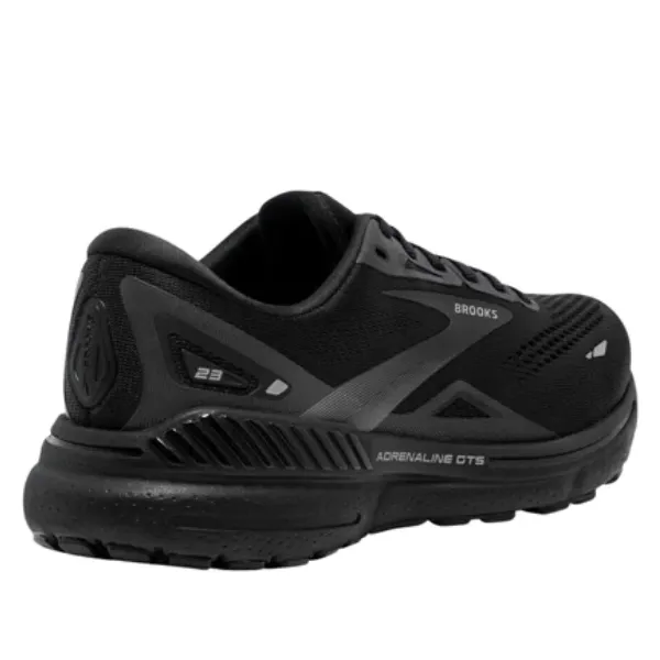 Brooks Adrenaline GTS 23 Women's Running Shoes - Black/Black/Ebony.