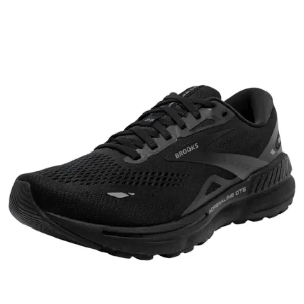 Brooks Adrenaline GTS 23 Women's Running Shoes - Black/Black/Ebony.