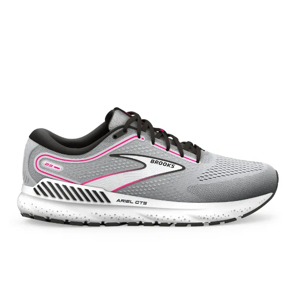 Brooks Ariel GTS 23 Grey Black Pink for Women