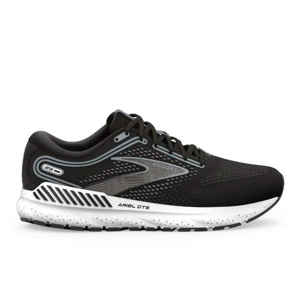 Brooks Ariel GTS 23 Women's Running Shoe - Black/Grey/White - Mesh