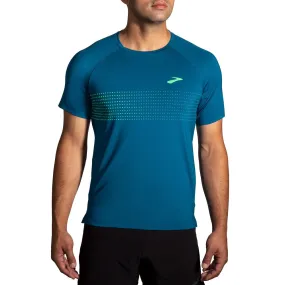 Brooks Atmosphere Short Sleeve 2 Blue Green