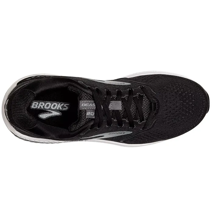 Brooks Beast 20 Men's Running Shoe Black Ebony Grey